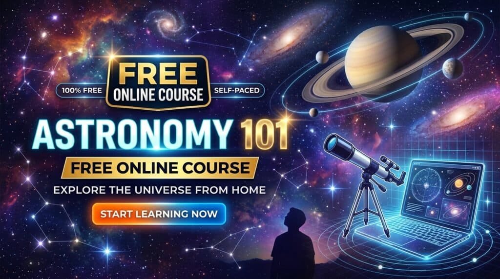 Astronomy 101 Free Course: Learn the Night Sky Without Spending a Dime