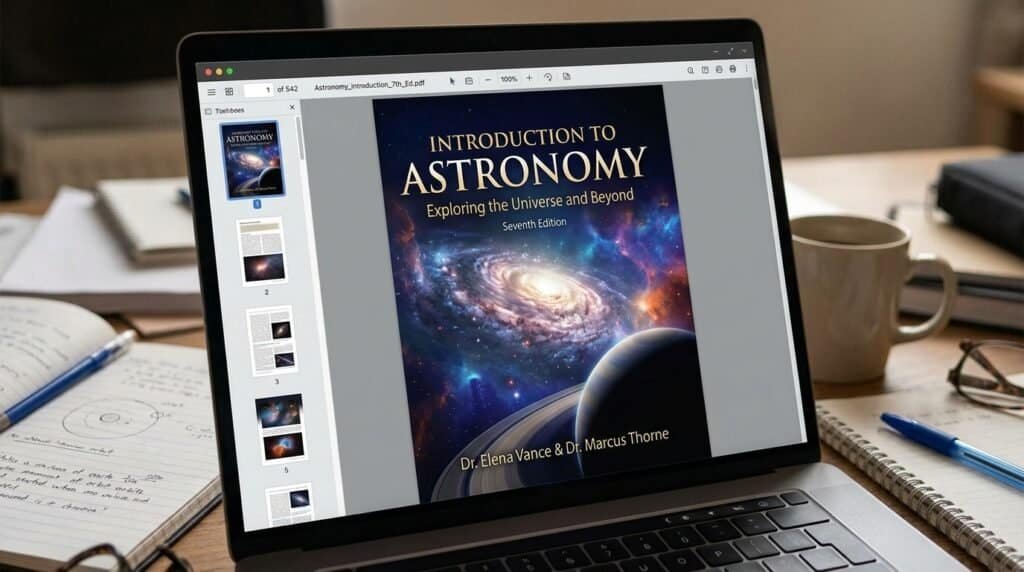 Complete Guide to Astronomy Textbook PDF Format: Learn the Universe Your Way