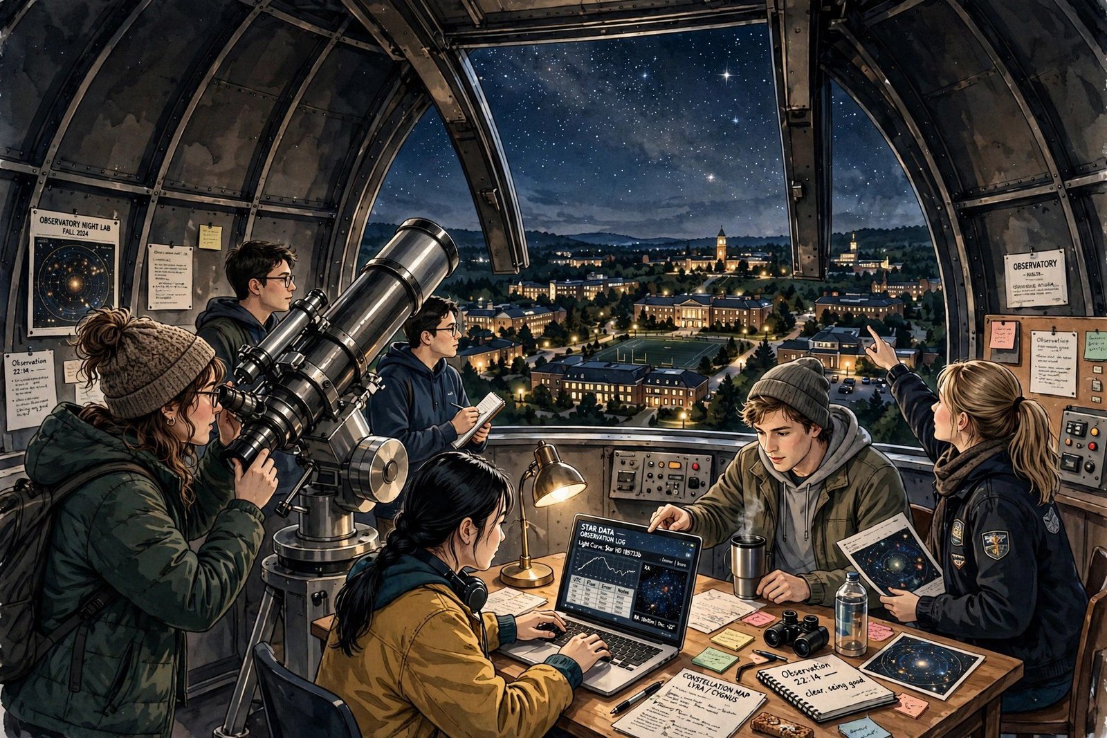 Observatory night labs