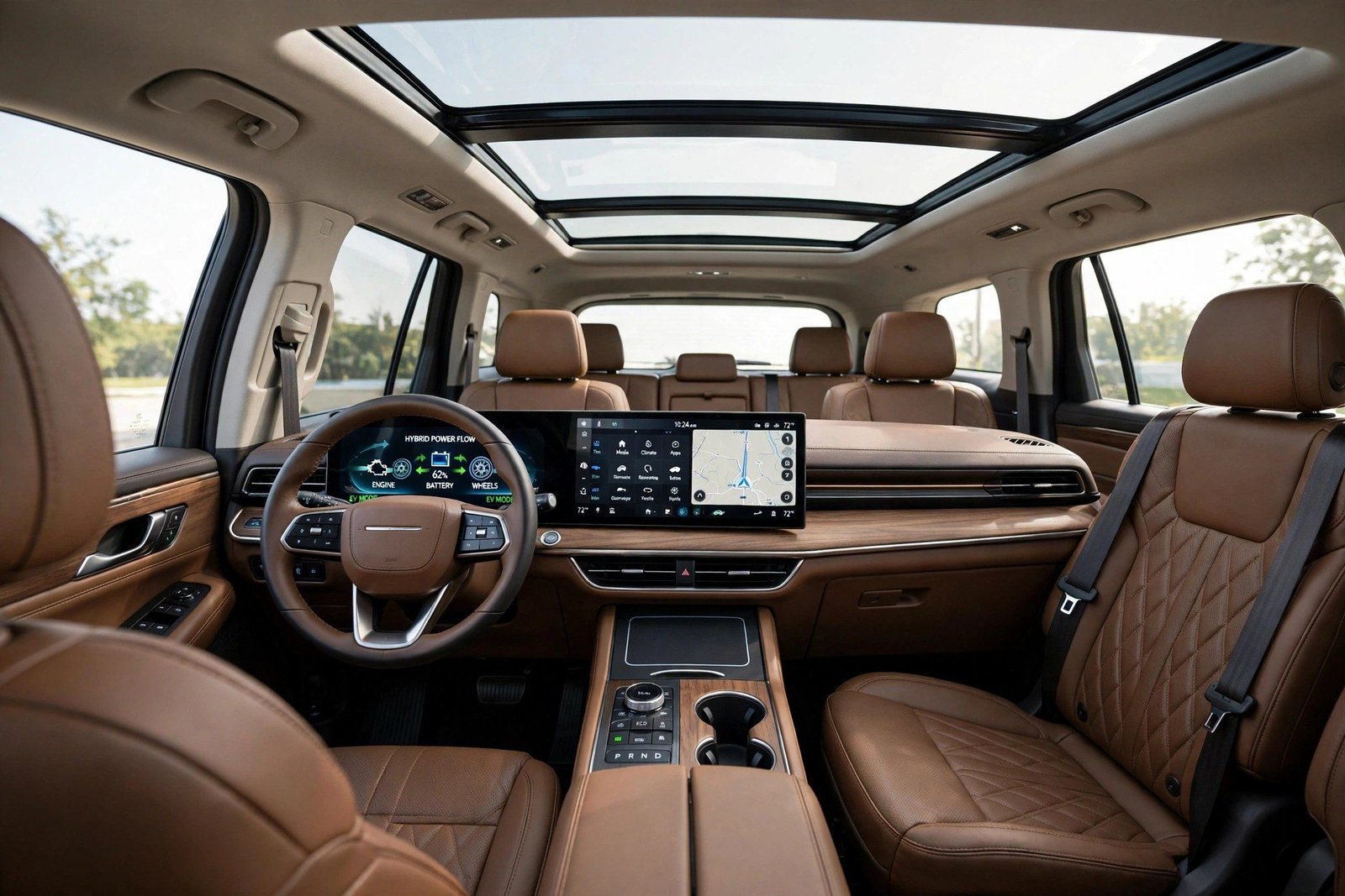 Highlander Hybrid cabin