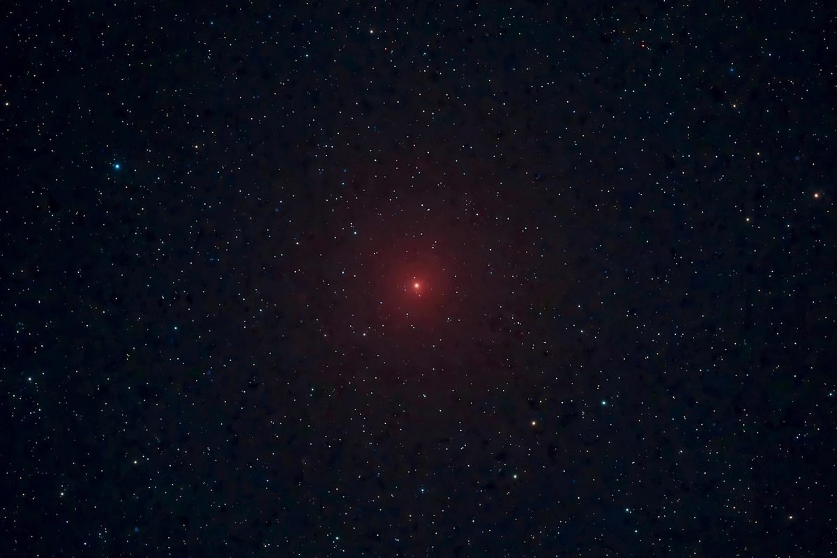 Proxima Centauri, a faint red dwarf star, the closest star to Earth beyond the Sun.